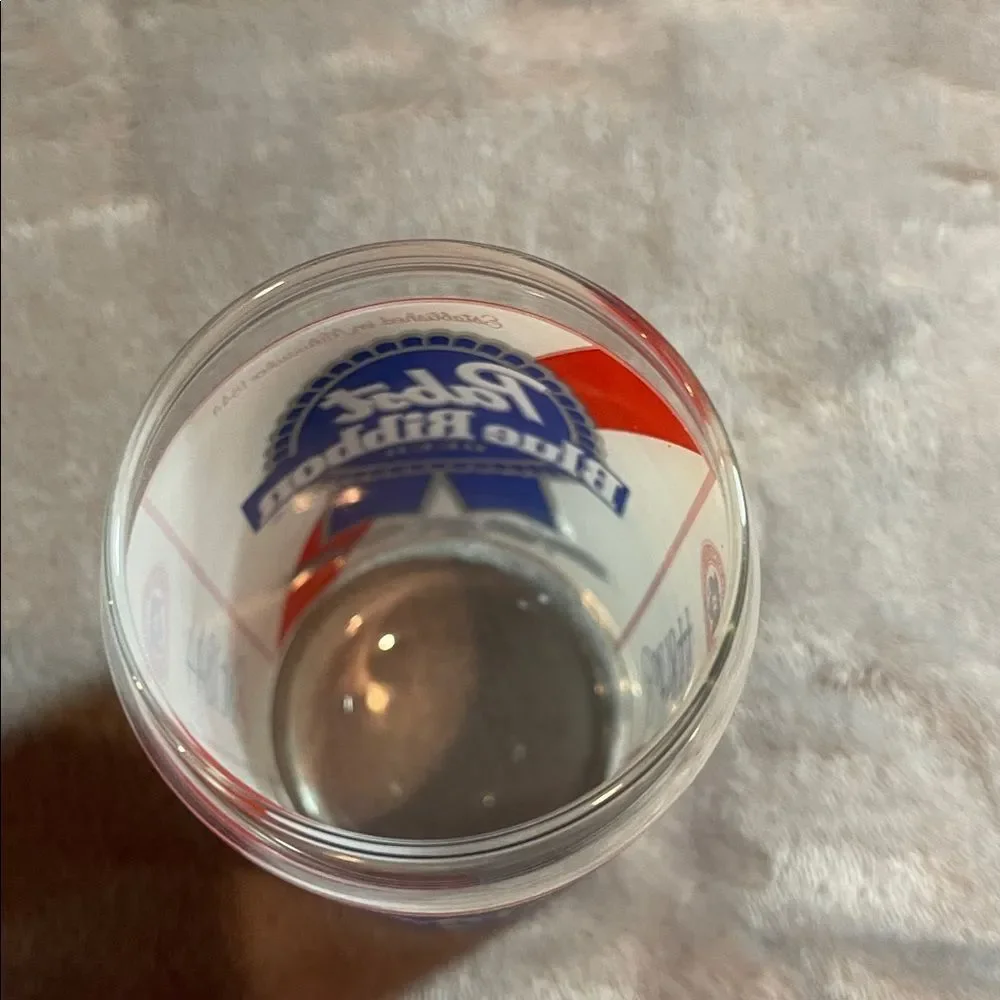 Pabst Blue Ribbon Beer Glass